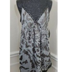 NICOLE BY NICOLE MILLER Animal Print Slip Dress